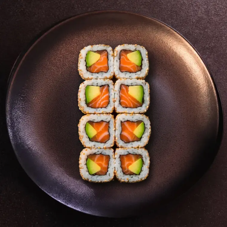 California Saumon Avocat x8