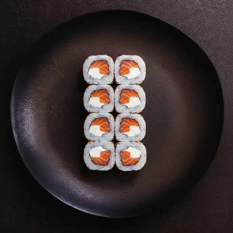 WHITE SAUMON CHEESE x8